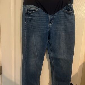 Pink Blush Maternity Size 32 Classic Midwash Women’s Jeans - Blue